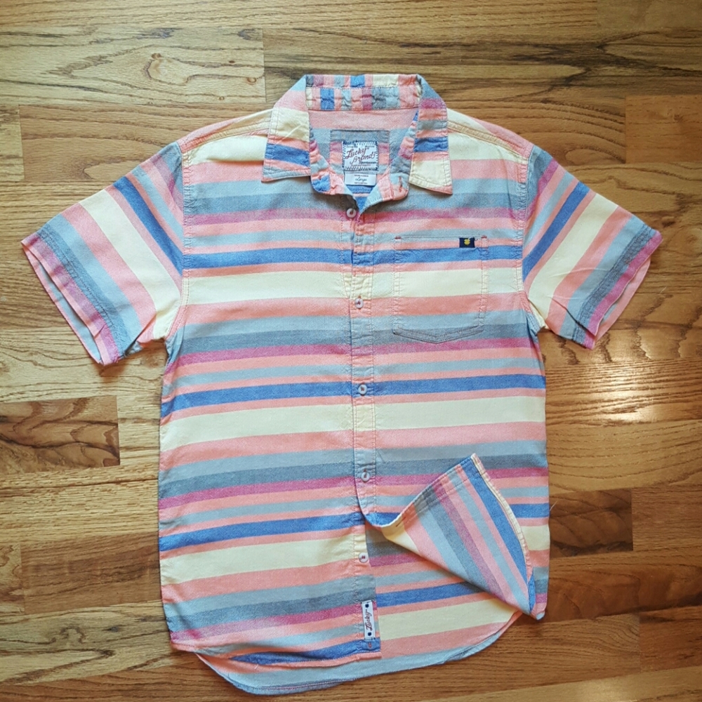 Lucky brand striped shirt size Medium